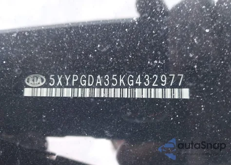 2019 Kia Sorento 2.4L Lx z USA, uszkodzony, nr VIN 5XYPGDA35KG432977